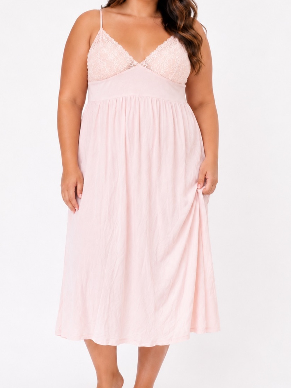 Apt.‎ 9 Blush Lace-Trim Sleeveless Chemise